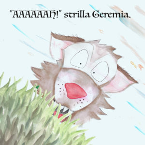 Geremia, il lupo buono, incontra Cappuccetto Rosso