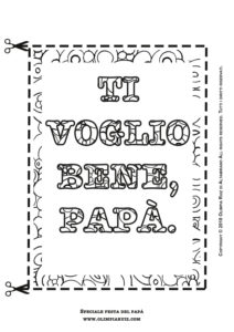 Disegni da colorare - Speciale festa del papà