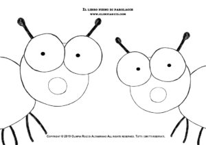 Disegni da colorare - Il libro pieno di parolacce