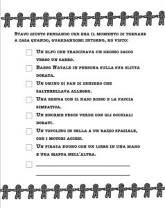 Il mio racconto di Natale - Un libro da completare